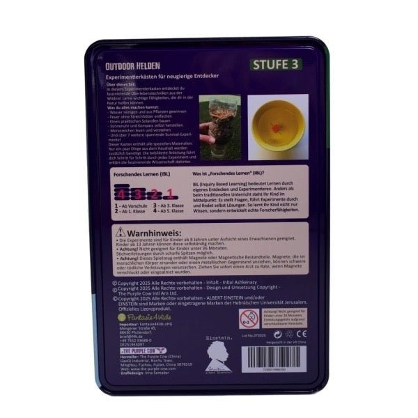 Einstein Experimentierkasten Outdoor Helden ab 8 Jahre Survival - Set - Sausebrause Shop