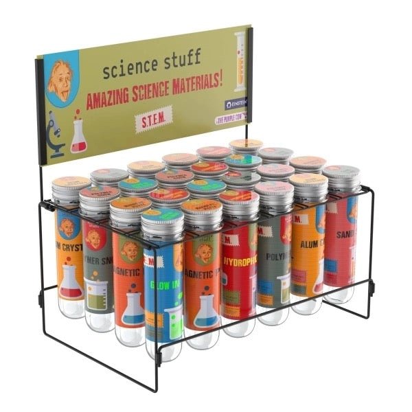 Einstein Reagenzglas Experimente 6 Sorten Sensorik und Wissenschaft - Sausebrause Shop
