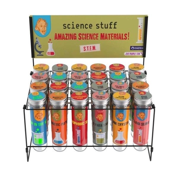 Einstein Reagenzglas Experimente 6 Sorten Sensorik und Wissenschaft - Sausebrause Shop