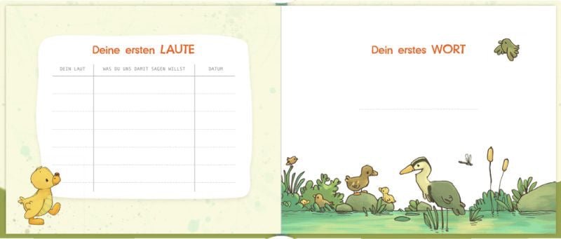 Eintragalbum Papperlapapp – Meine ersten Wörter Hardcover, 48 Seiten - Sausebrause Shop