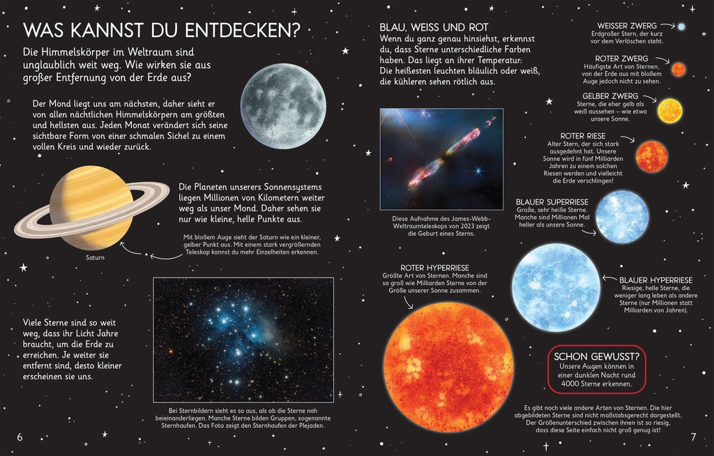 Erstes Handbuch Wir entdecken den Nachthimmel – Sachbuch für Kinder ab 6 Jahren - Sausebrause Shop