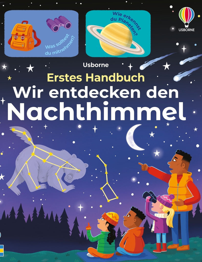Erstes Handbuch Wir entdecken den Nachthimmel – Sachbuch für Kinder ab 6 Jahren - Sausebrause Shop