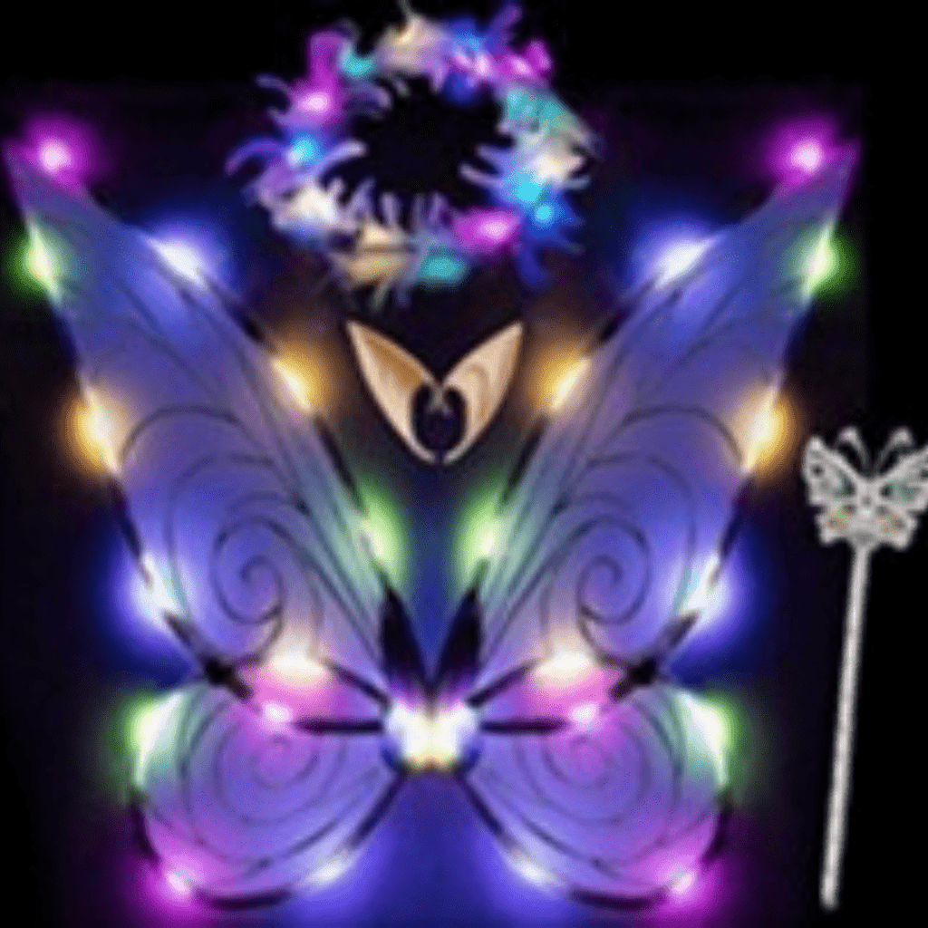 Feenflügel Set mit Licht Verkleidung Kinder - Sausebrause Shop