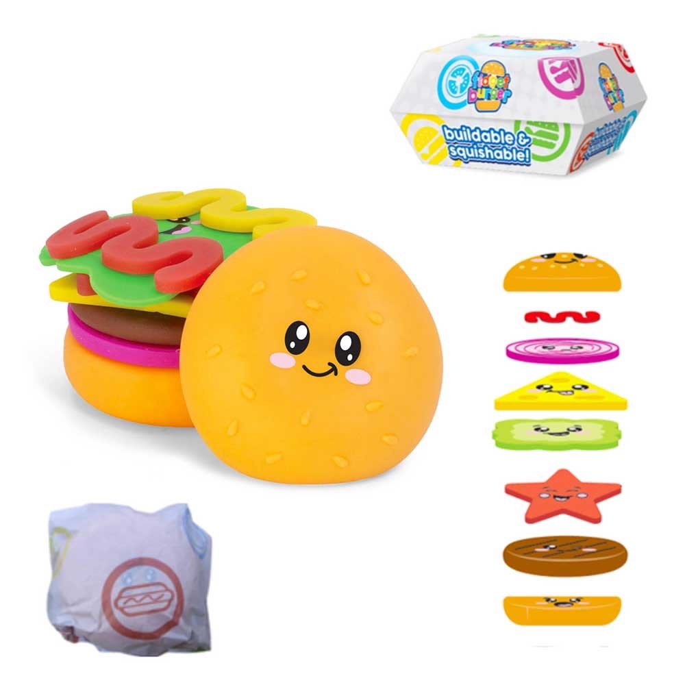 Fidget Burger – Stapelspaß zum Drücken und Entspannen - Sausebrause Shop