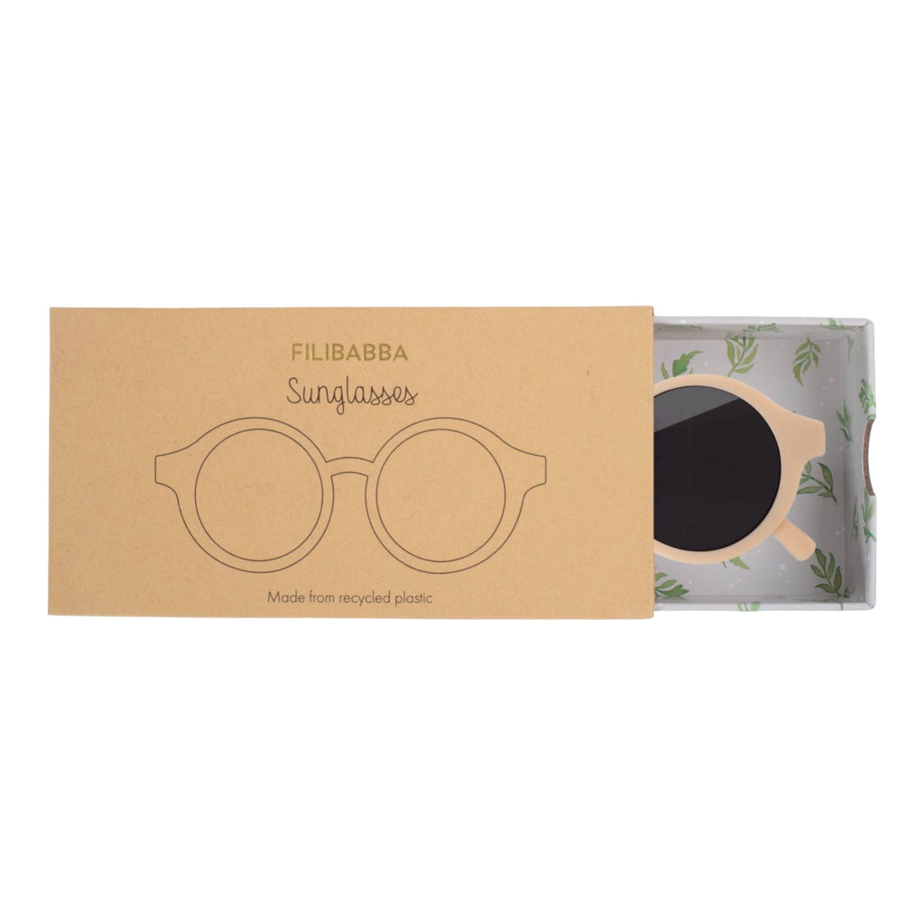 Filibabba Kindersonnenbrille aus recyceltem Plastik 4-7 Jahre - Toasted Almond - Sausebrause Shop