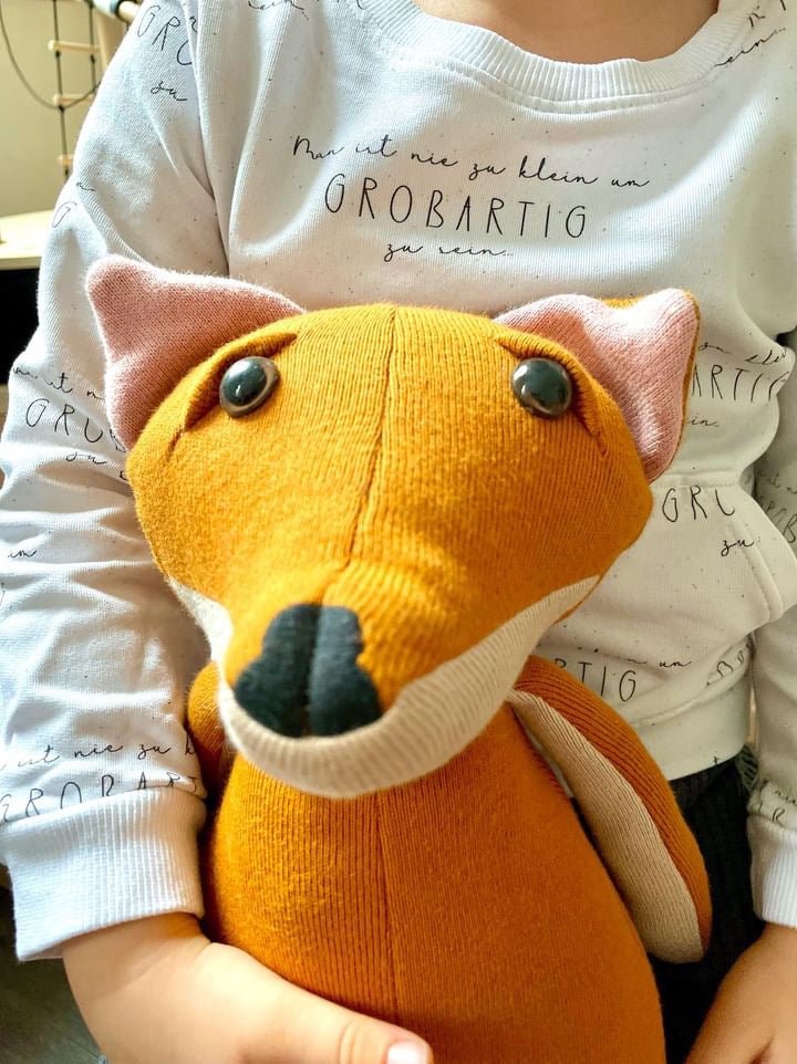 Filibabba Kuscheltier Freya der Fuchs Dark Orange - Sausebrause Shop