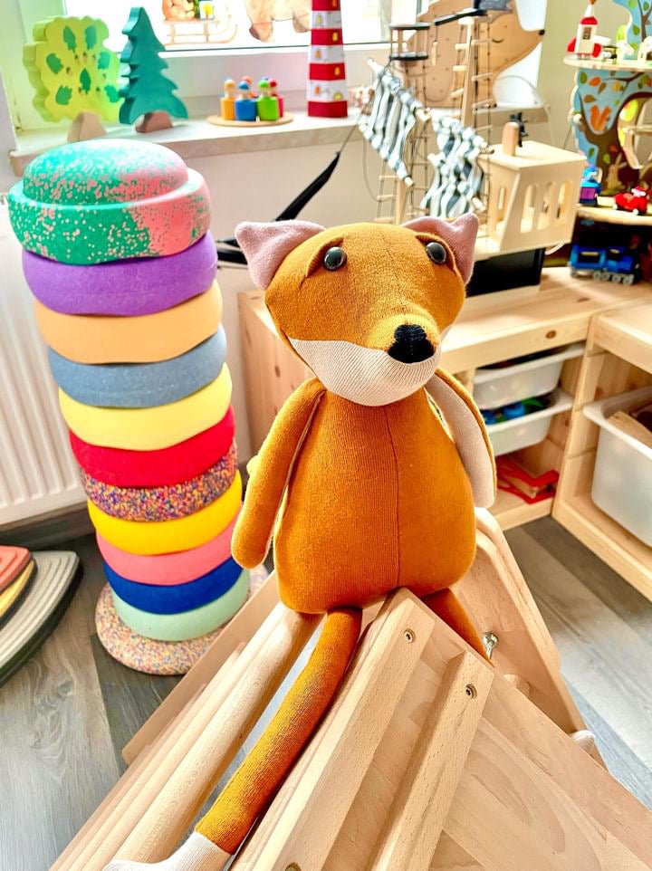 Filibabba Kuscheltier Freya der Fuchs Dark Orange - Sausebrause Shop