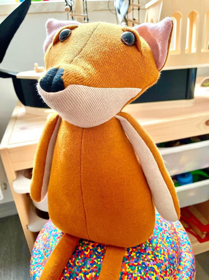 Filibabba Kuscheltier Freya der Fuchs Dark Orange - Sausebrause Shop