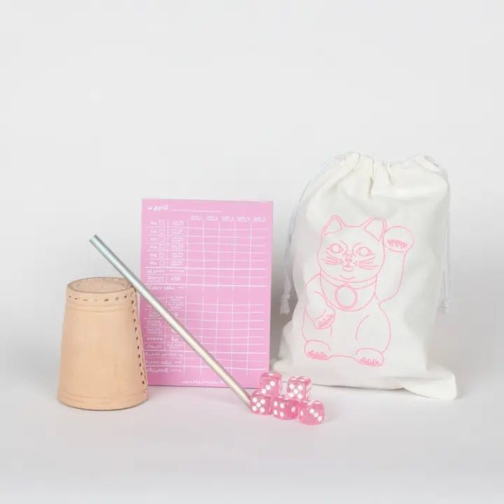 Frau Hansen Würfelspiel Rosa 5er Set - Sausebrause Shop