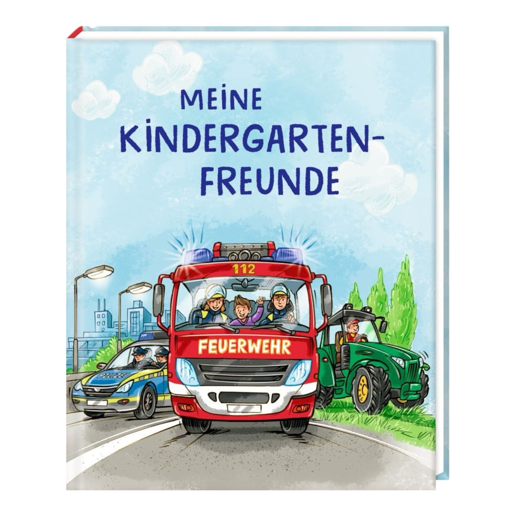 Freundebuch Bunte Fahrzeuge Meine Kindergartenfreunde - Sausebrause Shop