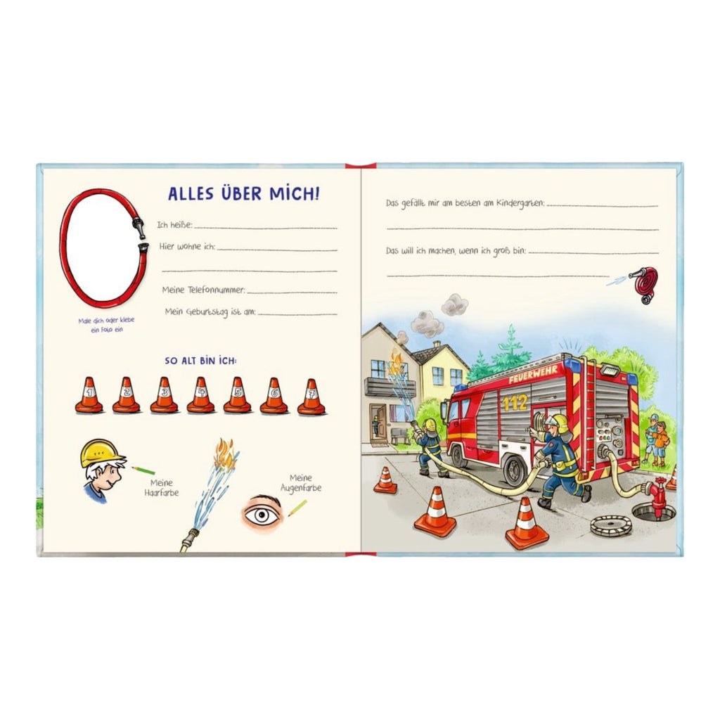 Freundebuch Bunte Fahrzeuge Meine Kindergartenfreunde - Sausebrause Shop