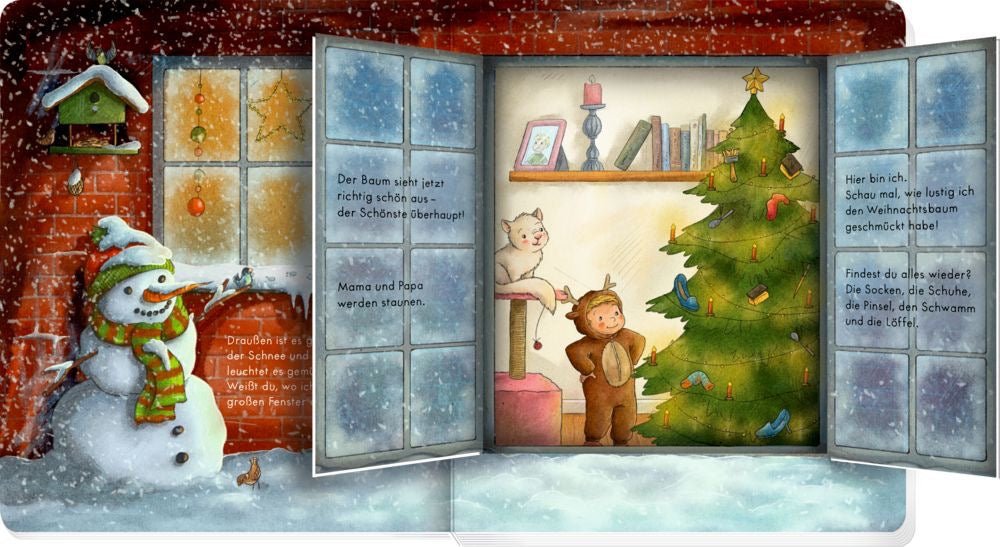 Frohe Weihnachten Buch Tür auf Tür zu - Sausebrause Shop