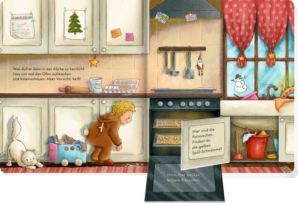 Frohe Weihnachten Buch Tür auf Tür zu - Sausebrause Shop
