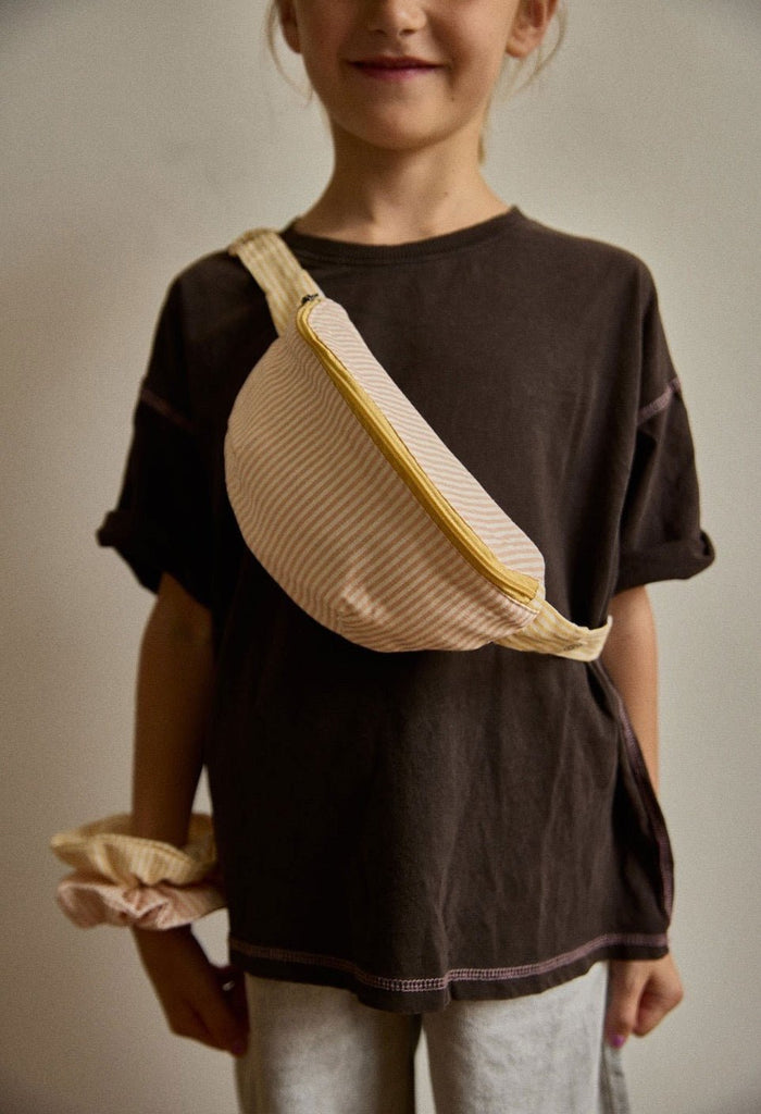 Gabrielle Paris Kids Waist Bag „Pink & Lemon“ – 100 % Baumwolle, verstellbar - Sausebrause Shop