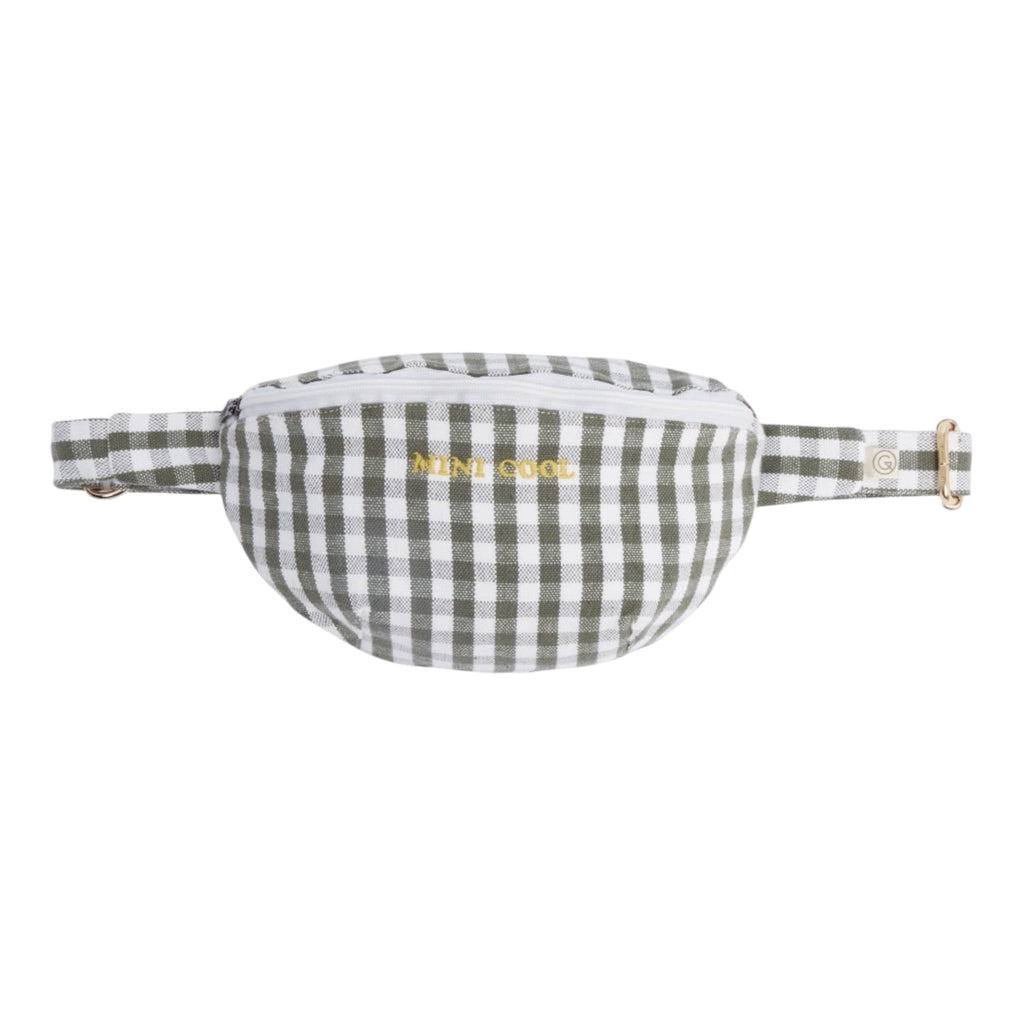 Gabrielle Paris Kinder - Bauchtasche – Vichy Kaki, Baumwolle, verstellbar - Sausebrause Shop