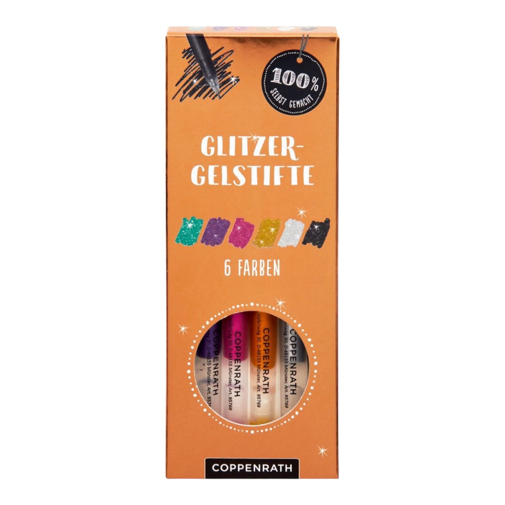 Glitzer - Gelstifte 6 Farben - 100% selbst gemacht - Sausebrause Shop