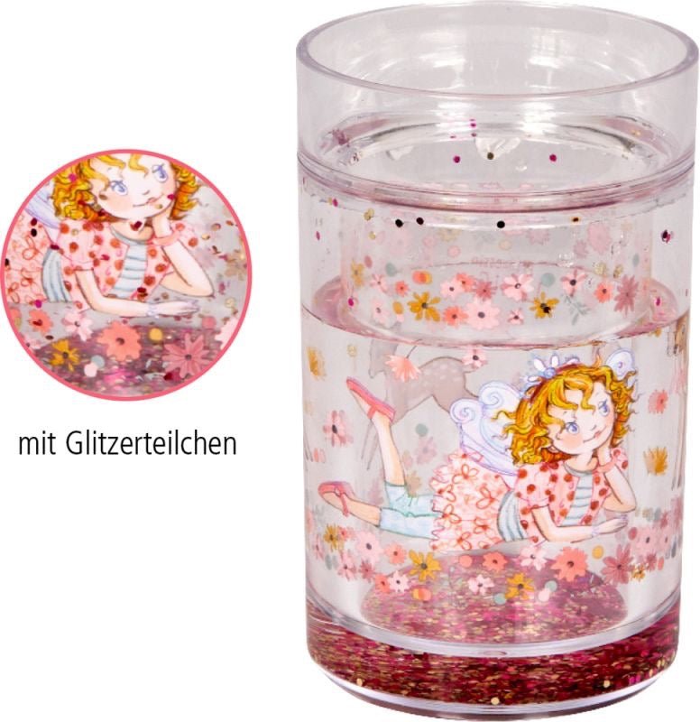 Glitzerbecher Prinzessin Lillifee – funkelndes Feen - Design für kleine Prinzessinnen - Sausebrause Shop