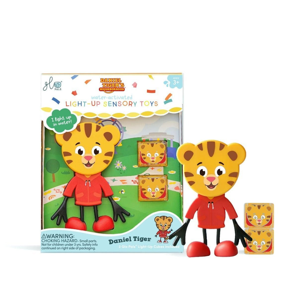 Glo Pals Daniel Tiger – Leuchtendes Badespielzeug mit 2 Leuchtwürfeln - Sausebrause Shop