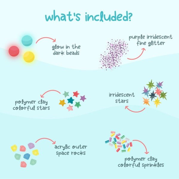 Glo Pals Fun Fillers Space Sensorik - Set ab 3 Jahren - Sausebrause Shop