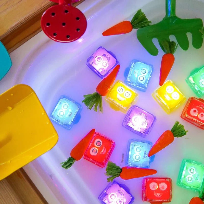 Glo Pals leuchtende Badewürfel 4 Stück gelb - Sausebrause Shop
