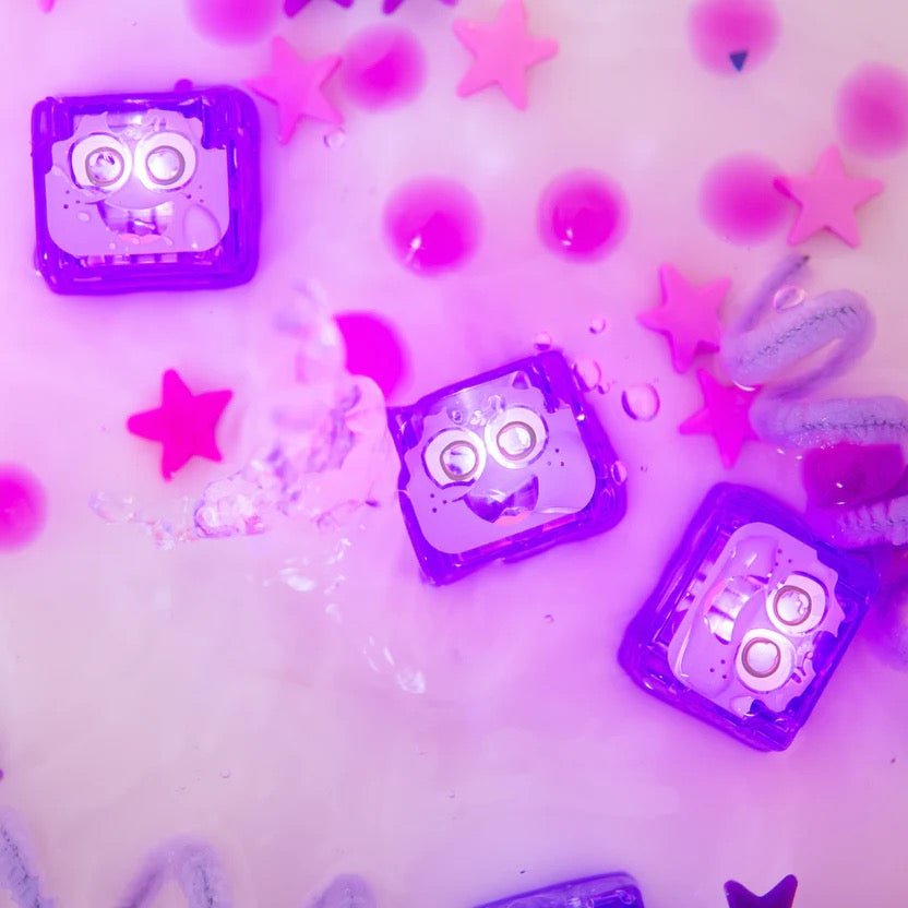 Glo Pals leuchtende Badewürfel 4 Stück Lila - Sausebrause Shop