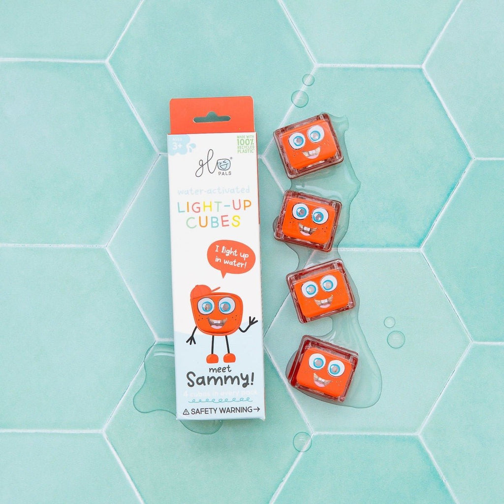 Glo Pals leuchtende Badewürfel Sammy Rot - Sausebrause Shop