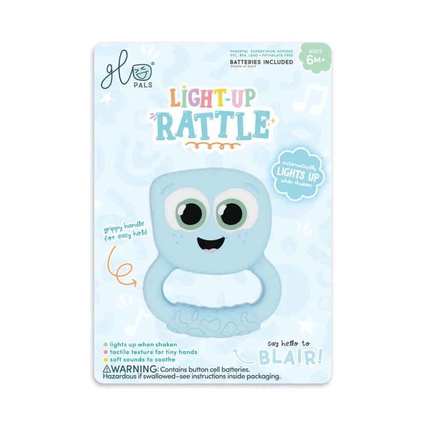 Glo Pals Light - Up Rattle Wasserleucht - Rassel Baby ab 6 Monate - Sausebrause Shop