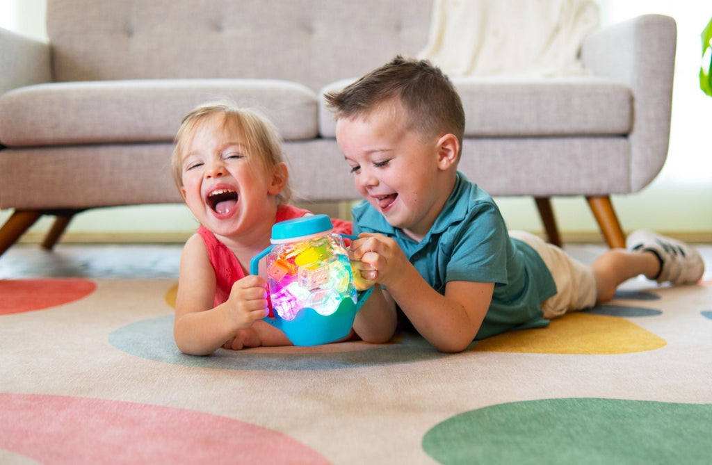 Glo Pals Spielglas Sensory Frosty Blue - Sausebrause Shop