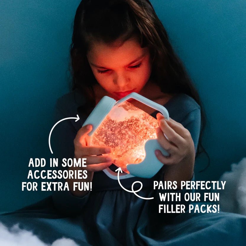 Glo Pals Spielglas Sensory Frosty Blue - Sausebrause Shop