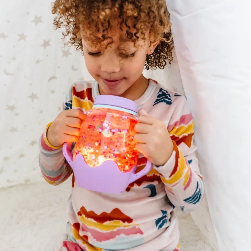 Glo Pals Spielglas Sensory Jar Purple - Sausebrause Shop