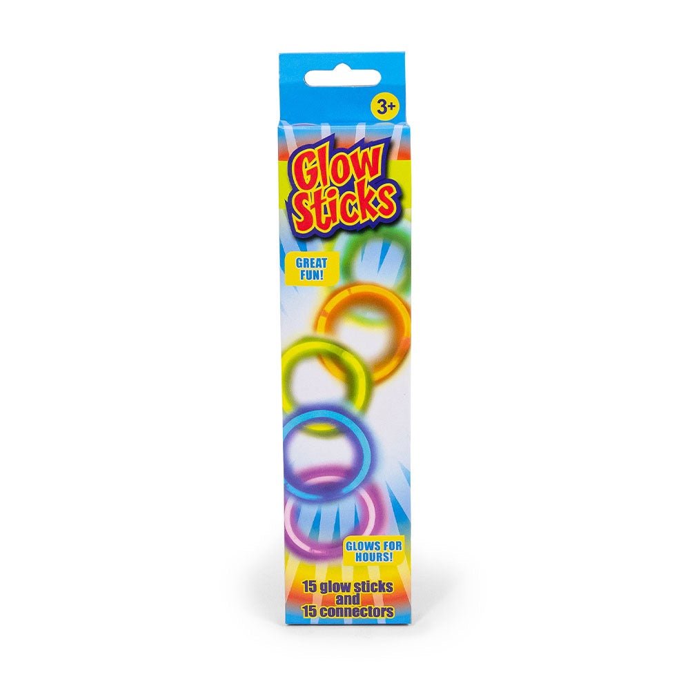 Glow Sticks 15er Pack und Clips leuchtende Stäbe Partyfarben - Sausebrause Shop