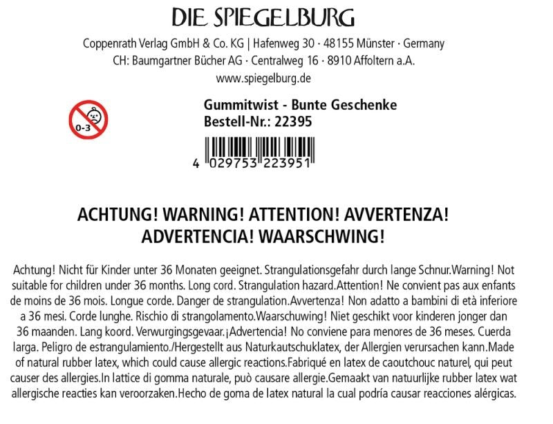 Gummitwist Bunte Geschenke - Sausebrause Shop