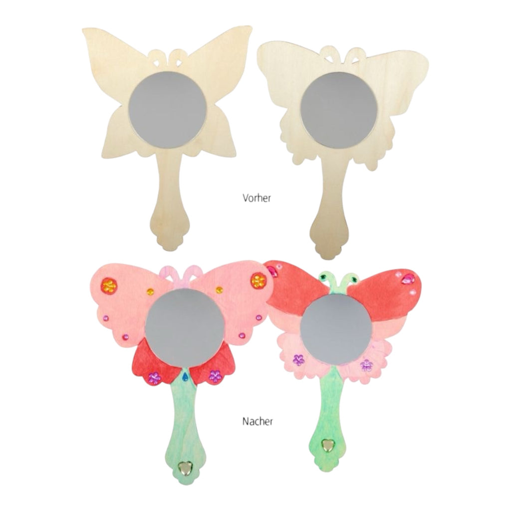 Handspiegel zum Selbstgestalten Prinzessin Lillifee – 4er Bastelset - Sausebrause Shop
