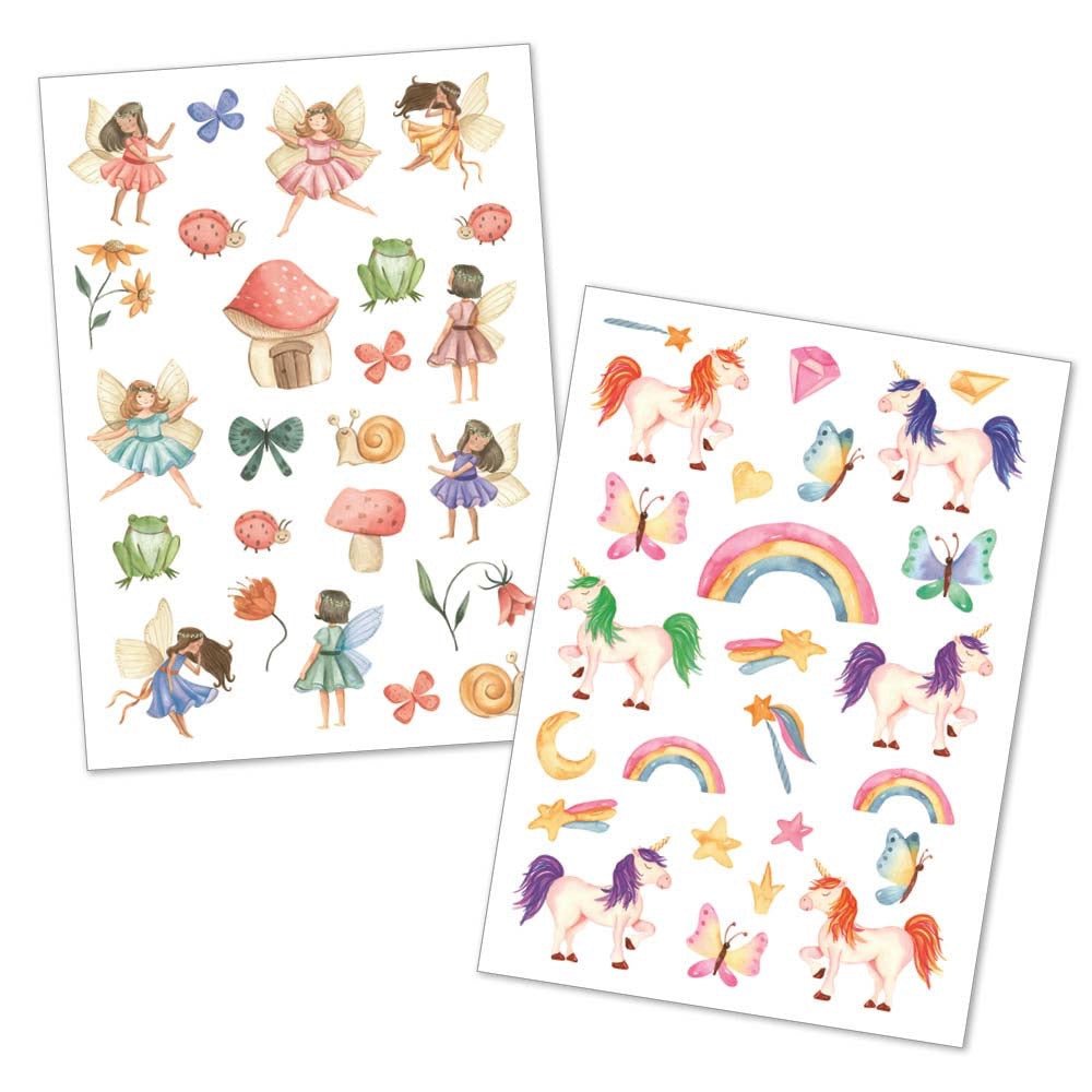 Happy Tatts – Kinder - Tattoos Märchen, 48 Stück - Sausebrause Shop