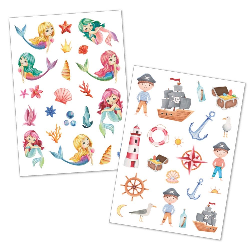 Happy Tatts – Kinder - Tattoos Mix, 125 Stück - Sausebrause Shop