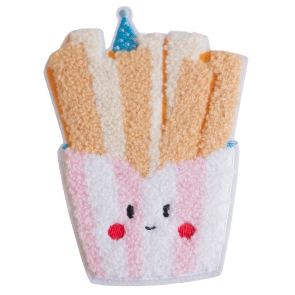 Hej Hanni flauschiges Bügelpatch Pommes - Sausebrause Shop