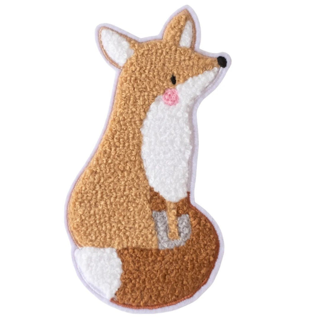 Hej Hanni Patch flauschiges Bügelpatch Fuchs braun 12 cm - Sausebrause Shop