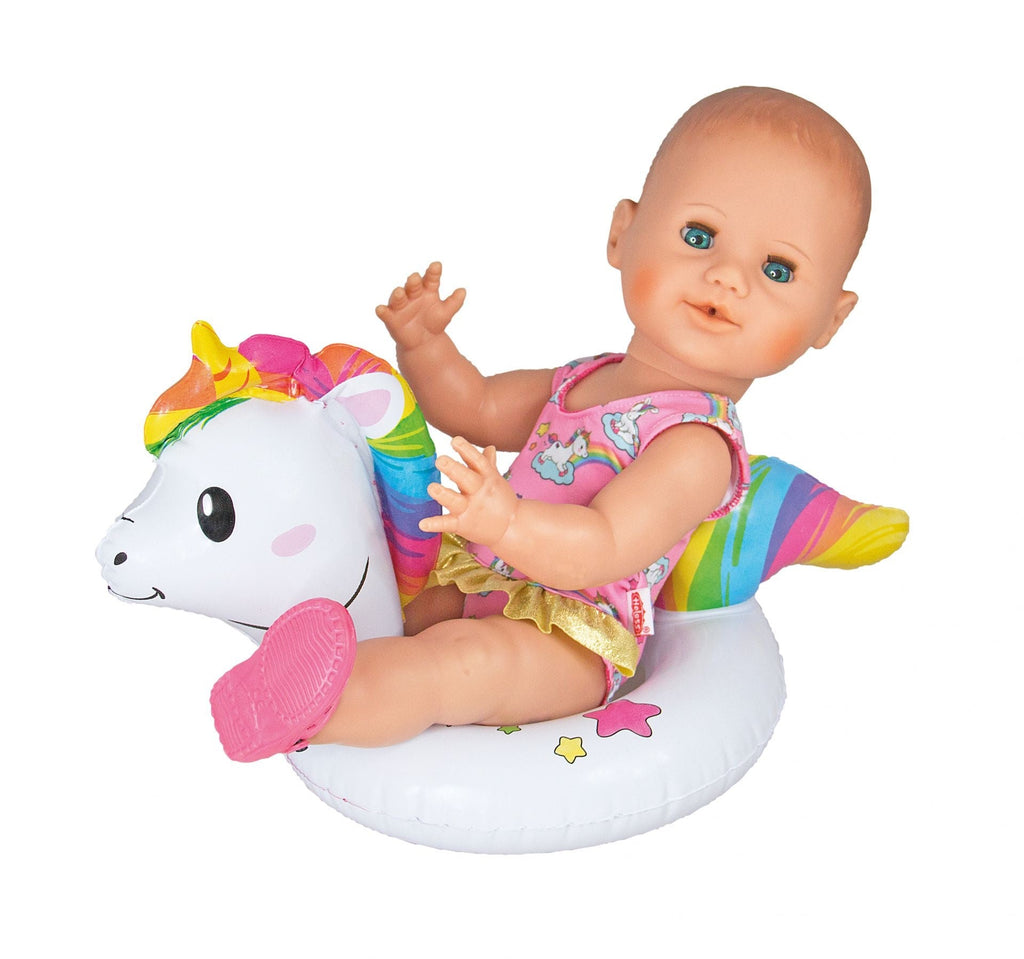 Heless Einhorn - Schwimmset Henri für Puppen Größe 35 - 45 cm - Sausebrause Shop