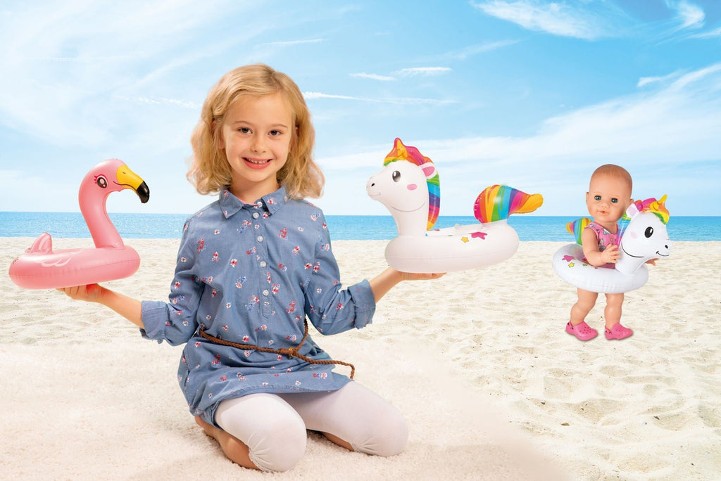 Heless Einhorn - Schwimmset Henri für Puppen Größe 35 - 45 cm - Sausebrause Shop