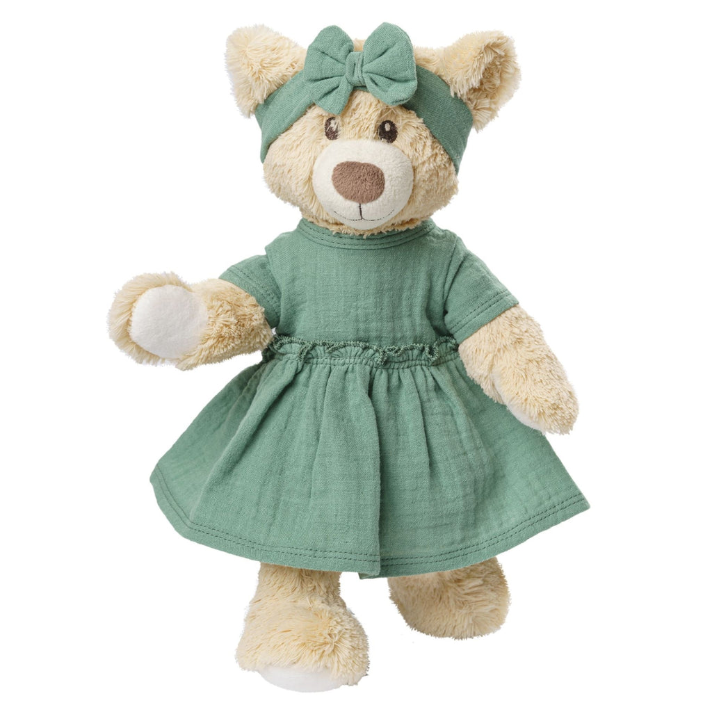 Heless Musselin Puppenkleid mit Rüschen & Haarband – Gr. 35–45 cm - Sausebrause Shop