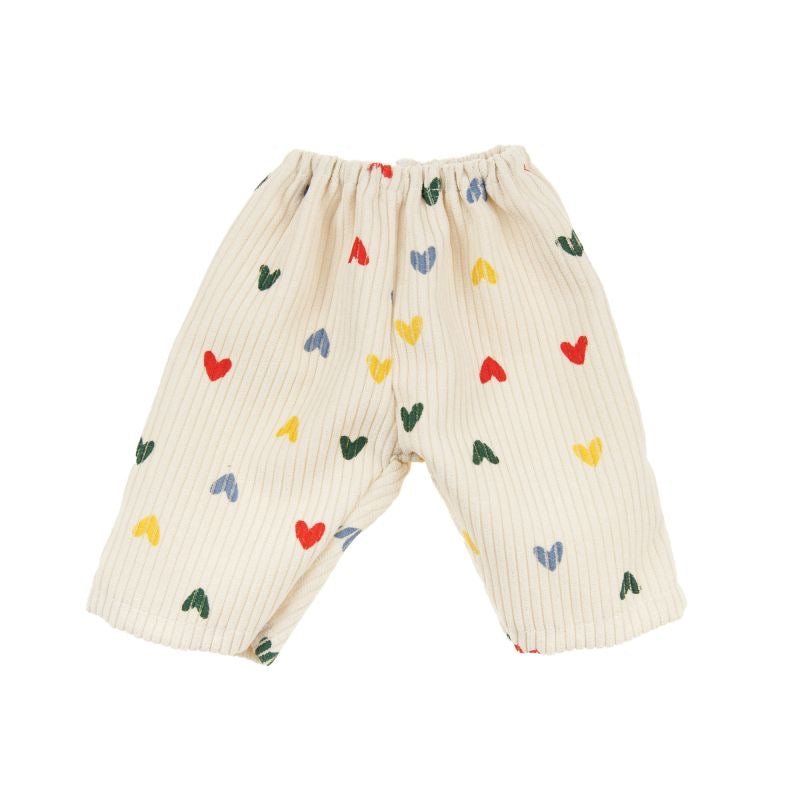 Heless Puppen Kordhose Herz Konfetti Set mit Tshirt und Nickituch 35‑45 cm - Sausebrause Shop