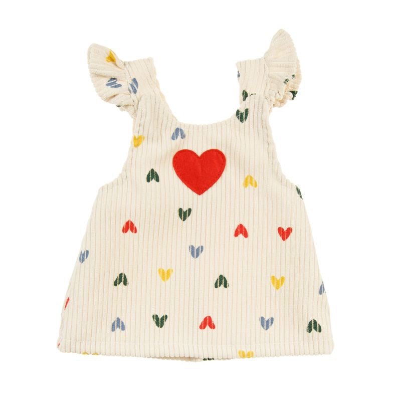 Heless Puppen - Kordkleid Herz‑Konfetti mit T‑Shirt – 35–45 cm - Sausebrause Shop