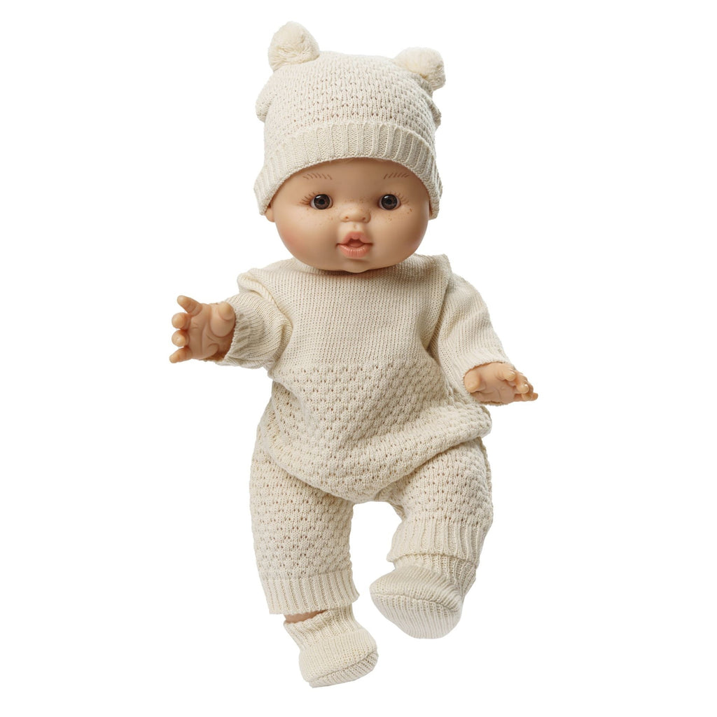 Heless Puppen Strickset mit Bommelmütze und Strickschuhen 35 - 45 cm - Sausebrause Shop