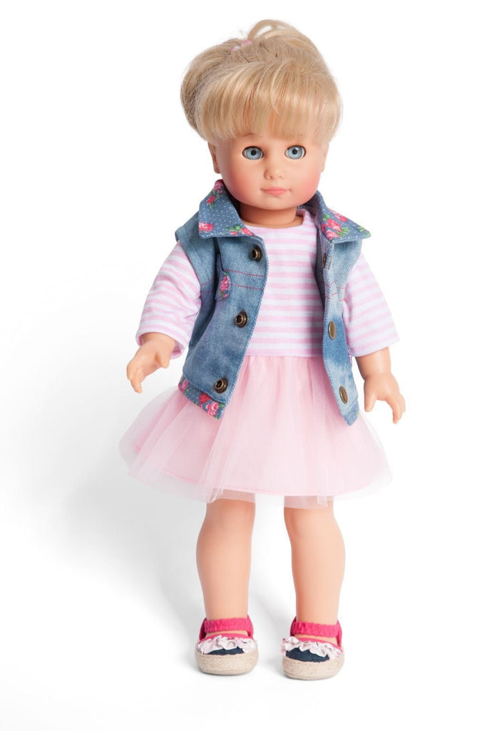 Heless Tüllkleid mit Jeansweste für Puppen der Größe 35 - 45 cm - Sausebrause Shop