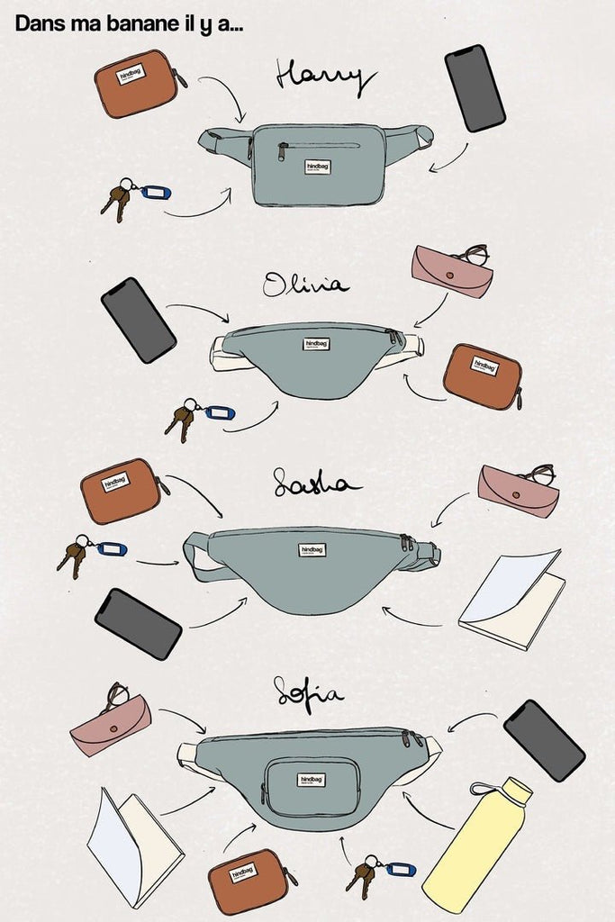 Hindbag Bauchtasche Olivia gesteppt Zimt - Sausebrause Shop