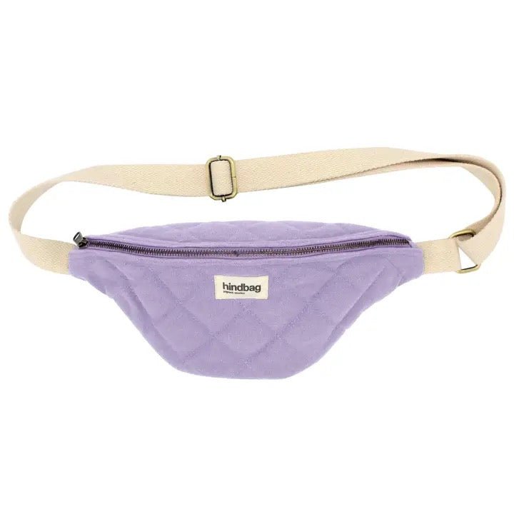 Hindbag Olivia Stepp Gürteltasche Lilas aus Bio - Baumwolle - Sausebrause Shop