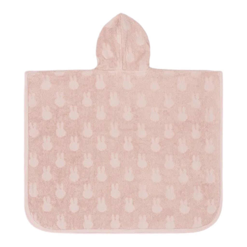 Jollein Badeponcho Frottee Miffy Jacquard Wild Rose - Sausebrause Shop