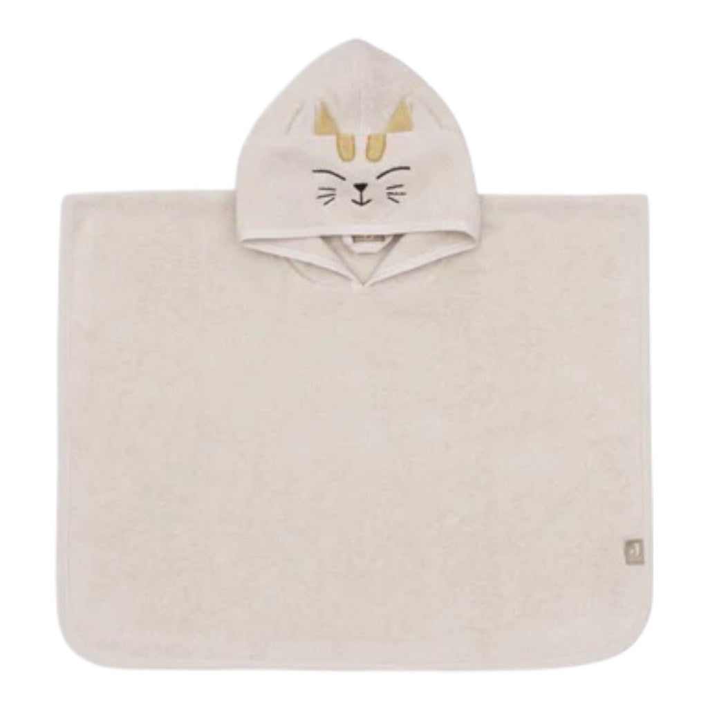 Jollein Badponcho Charlie ca 75 × 75 cm Baby Katze - Sausebrause Shop