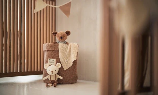 Jollein Decke für Kinderbett Merinowolle 100x150 cm Oatmeal - Sausebrause Shop