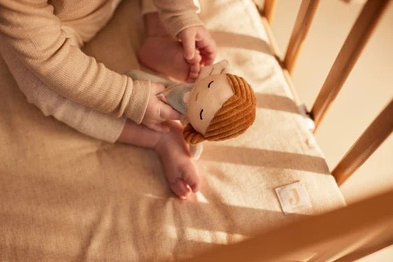 Jollein Rassel Fairy – weiche Plüschrassel mit Griff - Sausebrause Shop